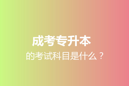 湘西成考专升本