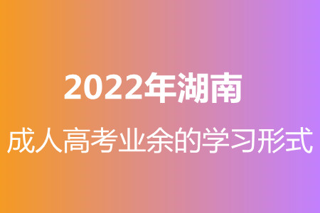 2022年湖南成人高考