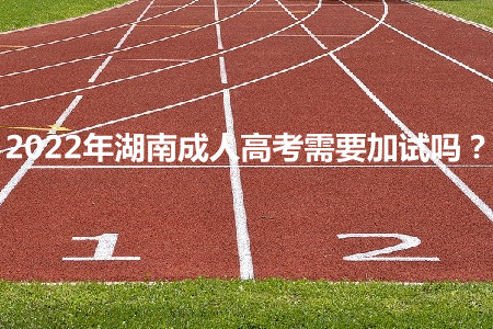 2022年湖南成人高考