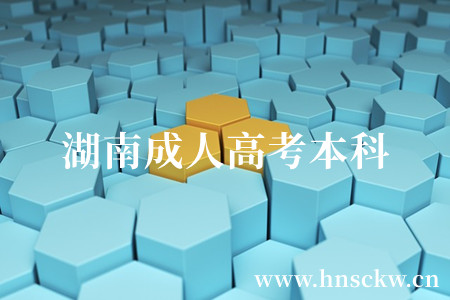 湖南成人高考本科