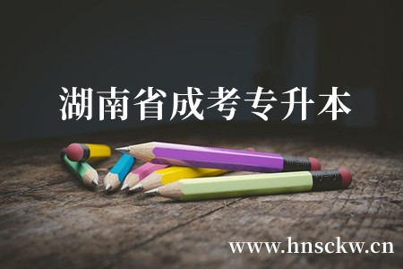 湖南省成考专升本