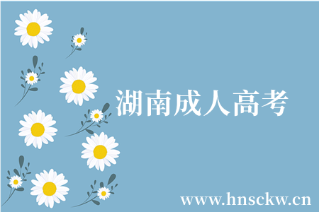 湖南成人高考