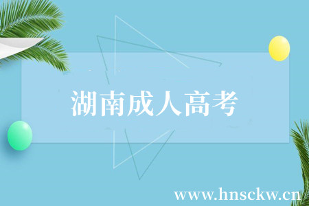 湖南成人高考