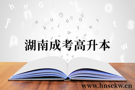 湖南成考高升本