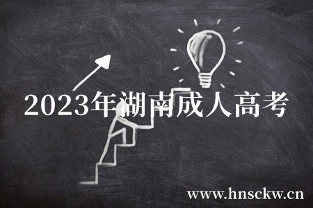 2023年湖南成人高考