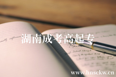 湖南成考高起专