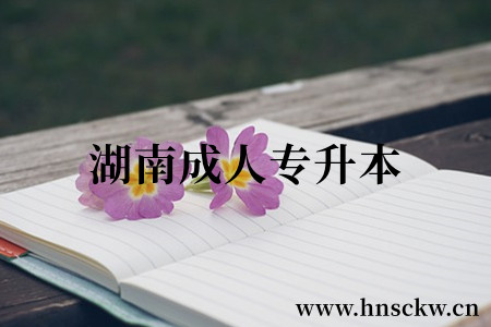 湖南成人专升本