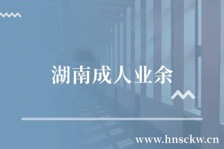 湖南成人业余