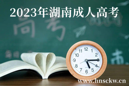 2023年湖南成人高考