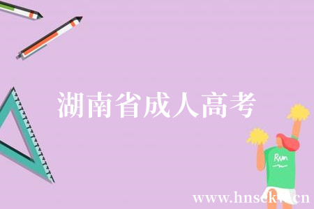 湖南省成人高考
