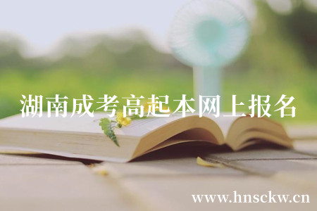 湖南成考高起本网上报名