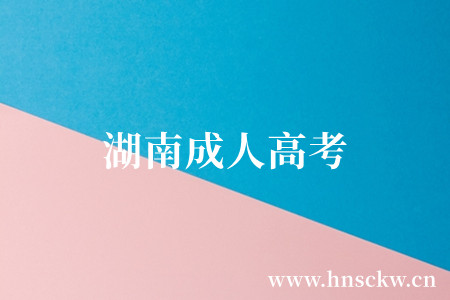 湖南成人高考