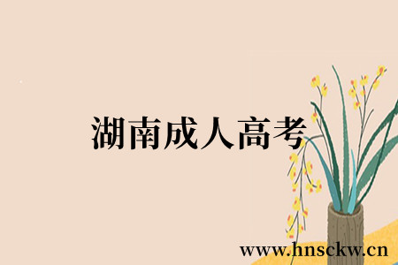 湖南成人高考