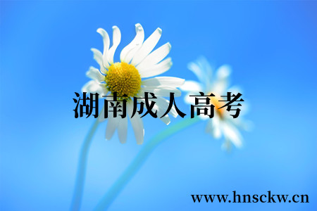 湖南成人高考