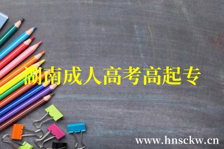 湖南成人高考高起专