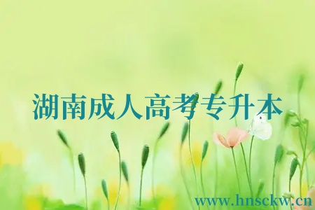 湖南成人高考专升本