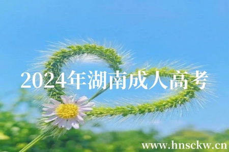 2024年湖南成人高考