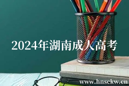 2024年湖南成人高考