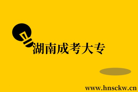湖南成考大专