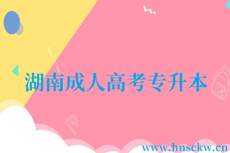 湖南成人高考专升本