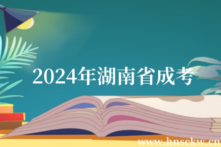 2024年湖南省成考