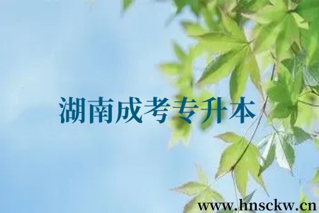 湖南成考专升本