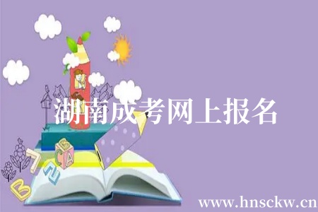 湖南成考网上报名