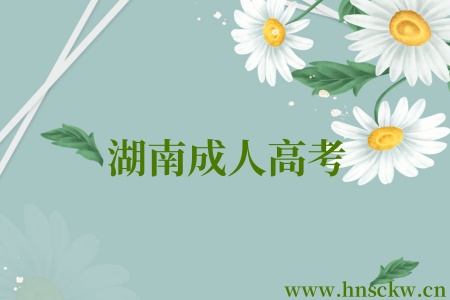 湖南成人高考