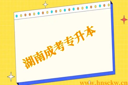湖南成考专升本