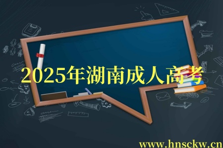 2025年湖南成人高考