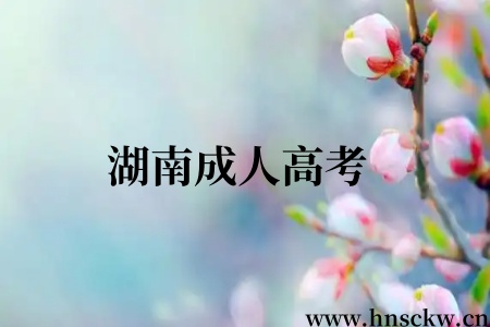 湖南成人高考