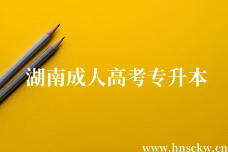 湖南成人高考专升本