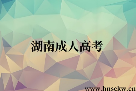 湖南成人高考