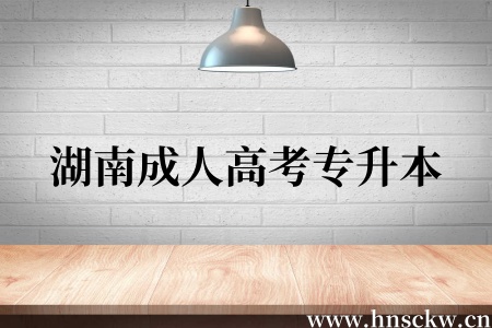 湖南成人高考专升本