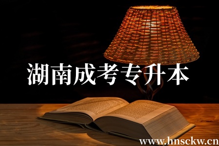 湖南成考专升本