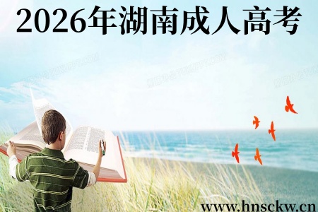2026年湖南成人高考