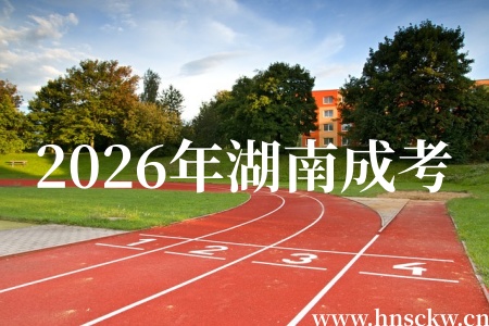 2026年湖南成考