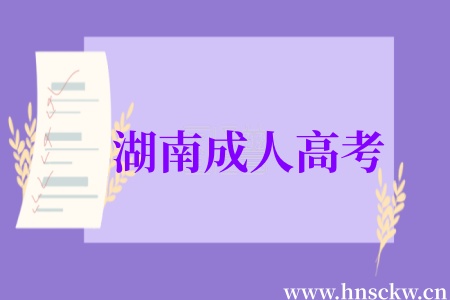 湖南成人高考