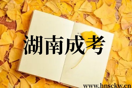 湖南成考
