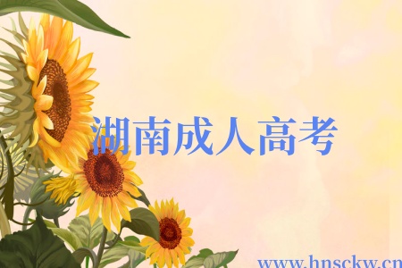 湖南成人高考