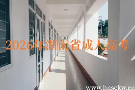 2026年湖南省成人高考