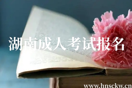 湖南成人考试报名